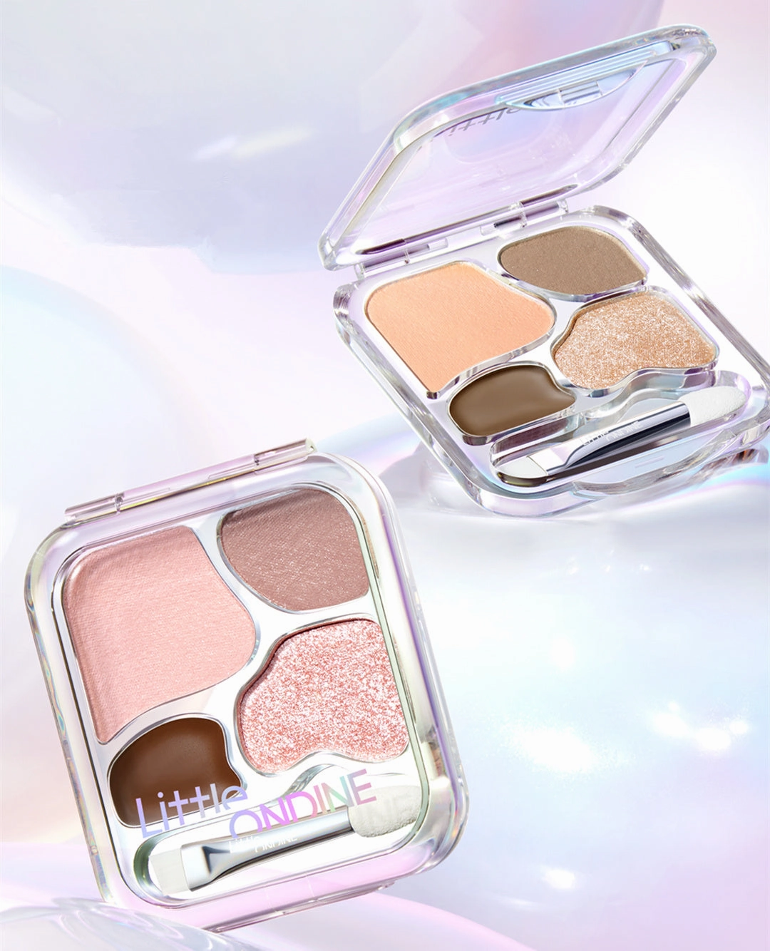 Little Ondine Four Colors Lying Silkworm Eyeshadow Palette 4.5g