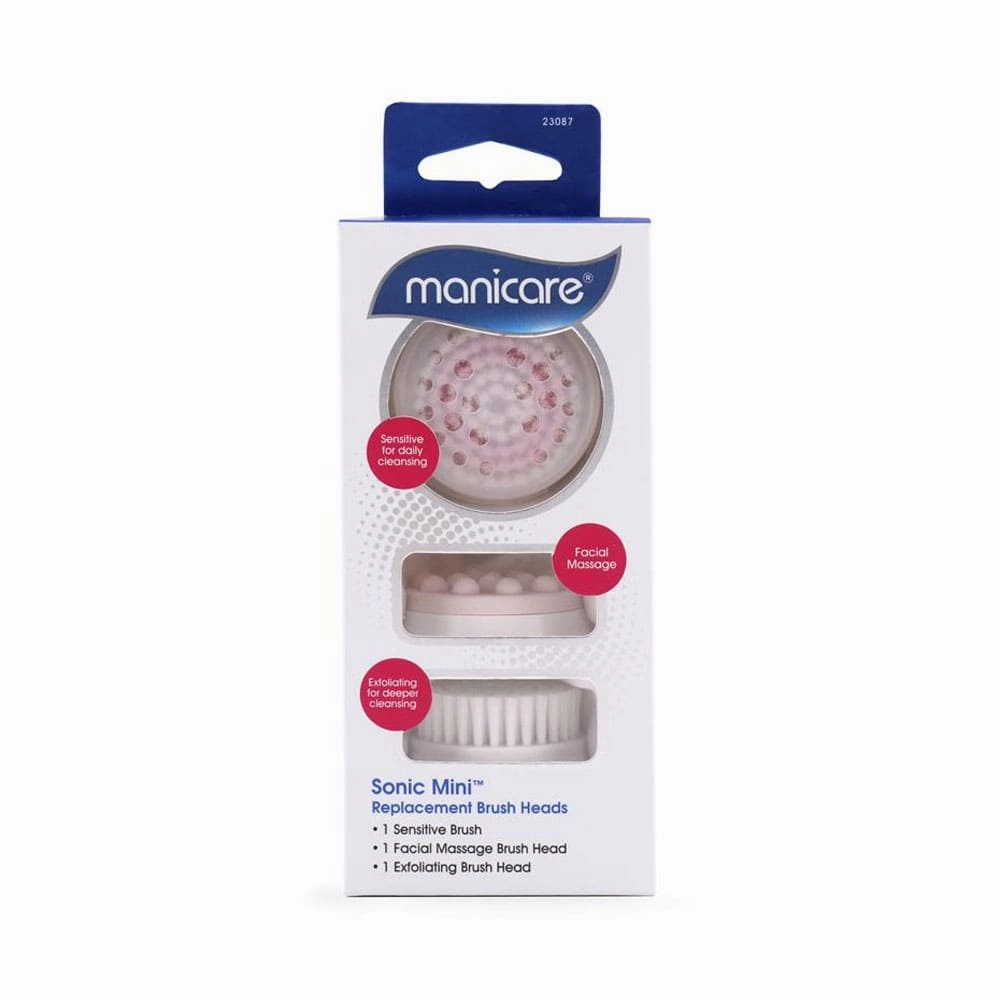 Manicare Sonic Mini Replacement Brush Heads 3pk