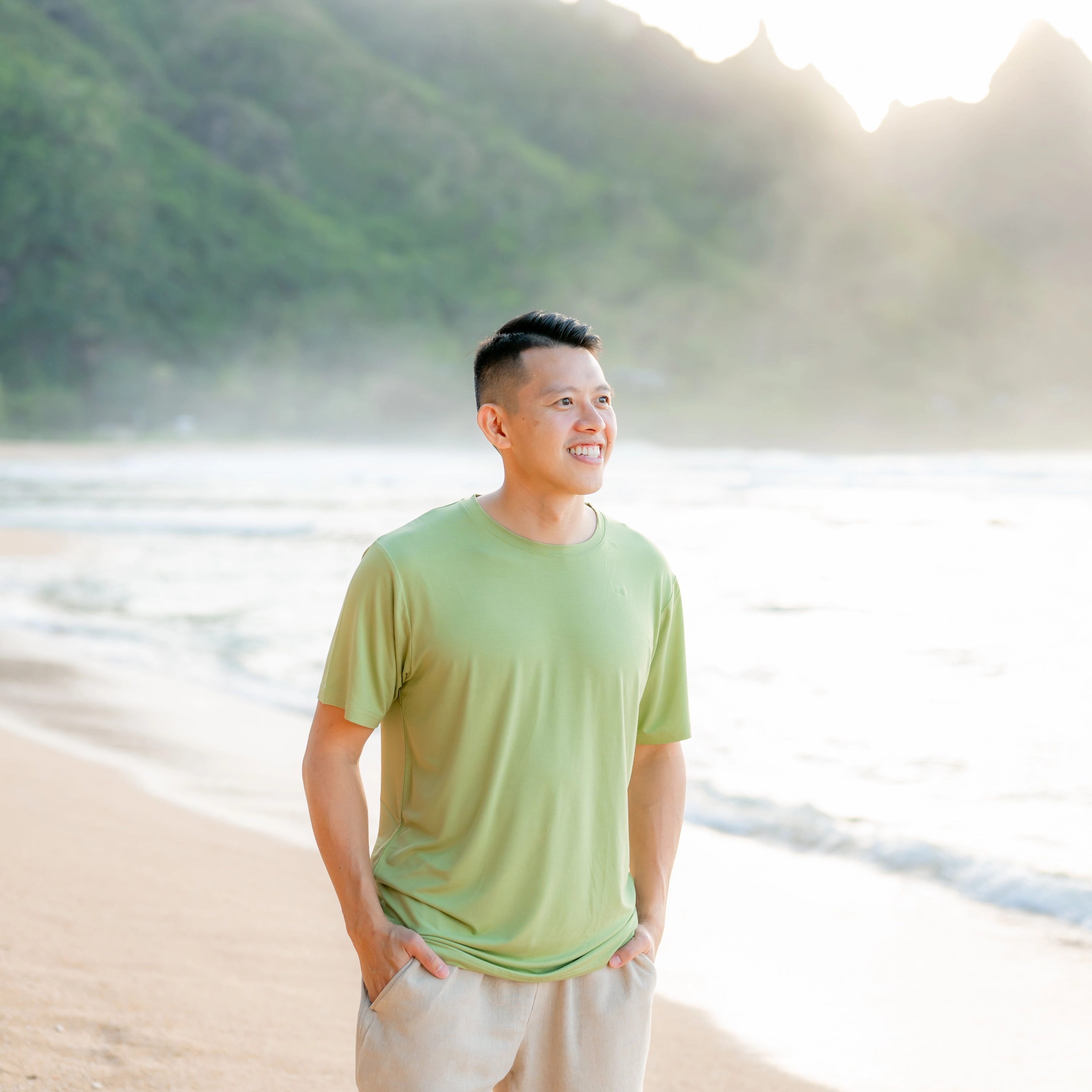 Men's Crew Neck Tee in Honu