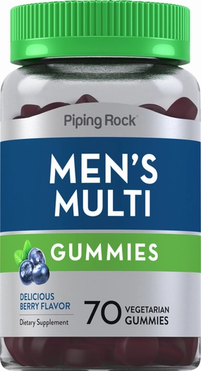 Men's Multivitamin   B-12 D3 & Zinc (Berry), 70 Vegetarian Gummies