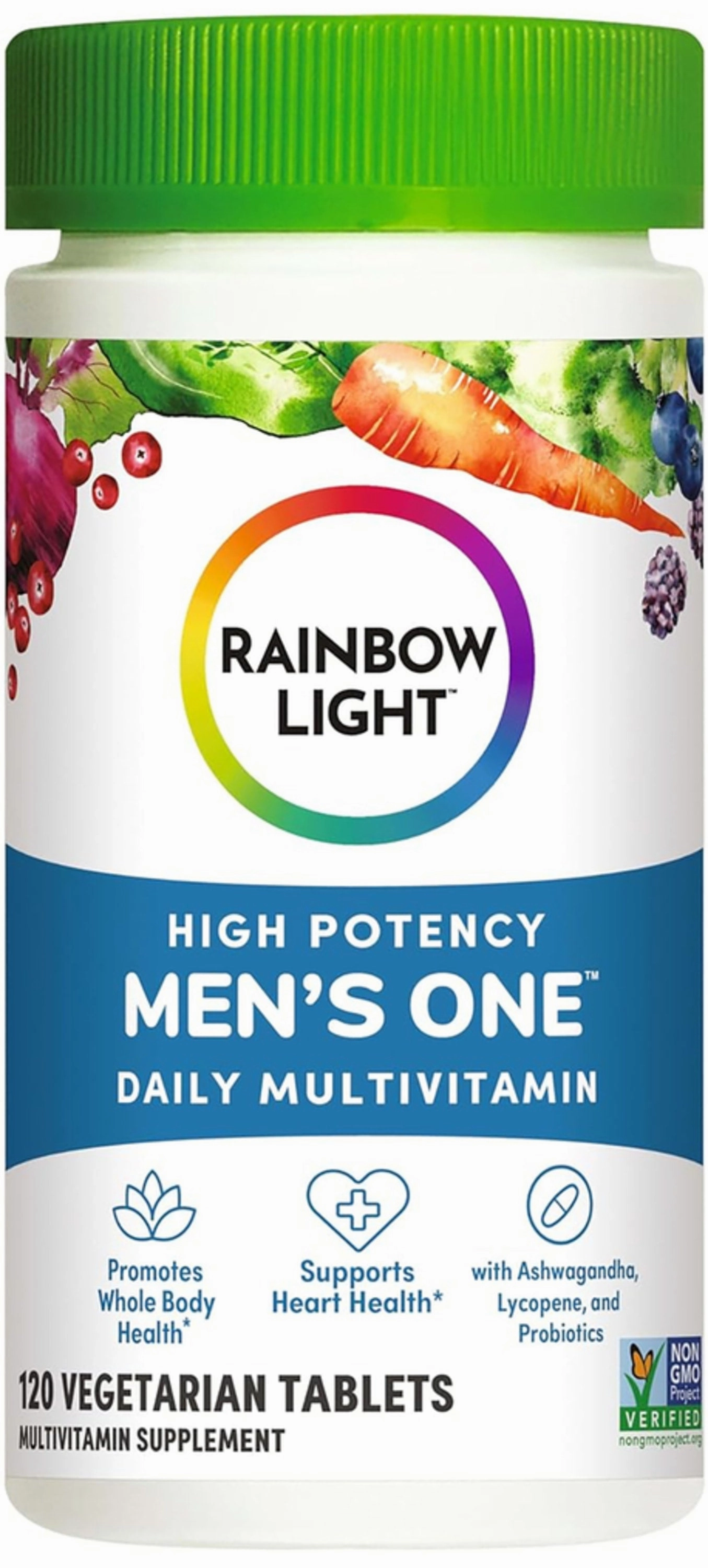Men's One   Real Food Nutrients, 120 Vegetarian Caplets