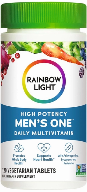 Men's One   Real Food Nutrients, 120 Vegetarian Caplets