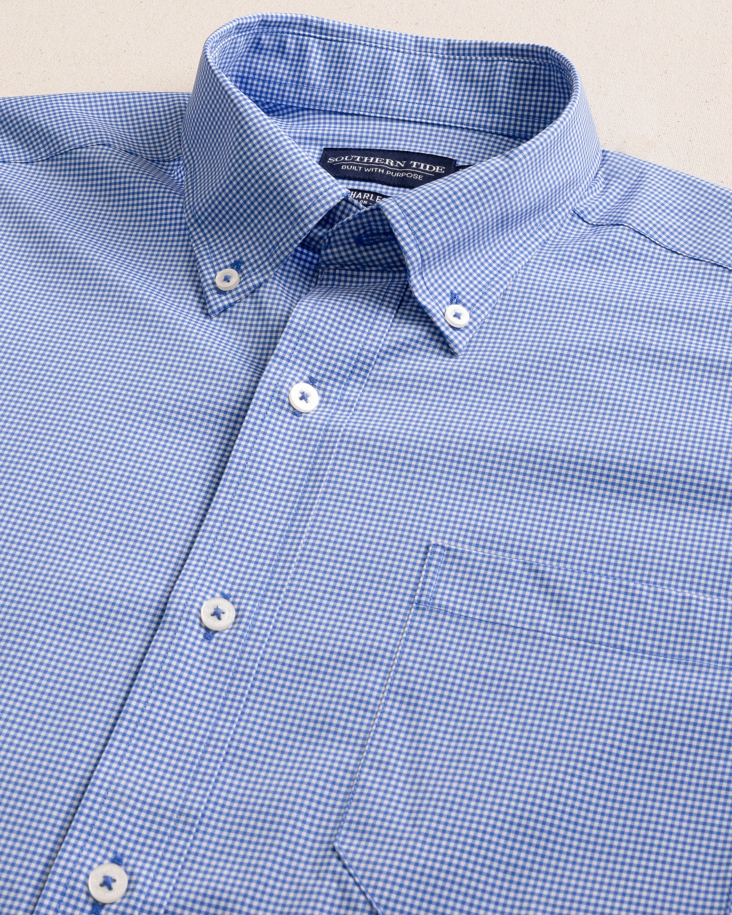 Micro Gingham brrr°® Intercoastal Sport Shirt