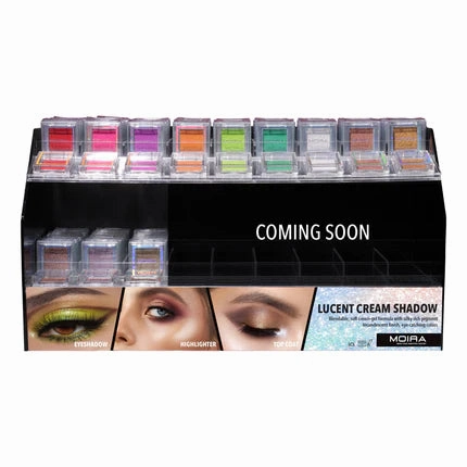 MOIRA- LUCENT CREAM SHADOW COMPLETE DISPLAY-(150PCS) TESTERS