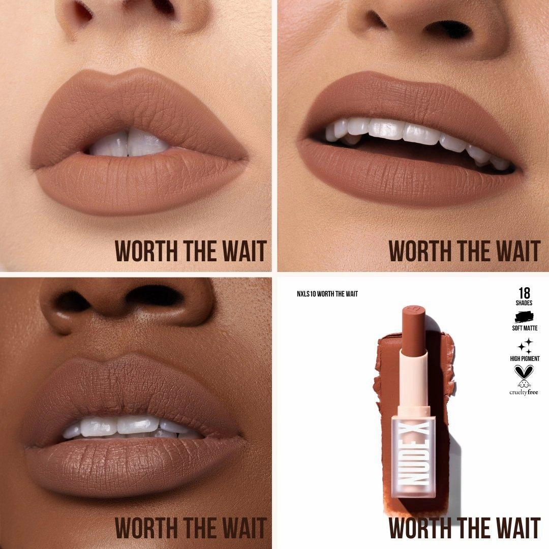 Nude X Soft Matte Lipstick