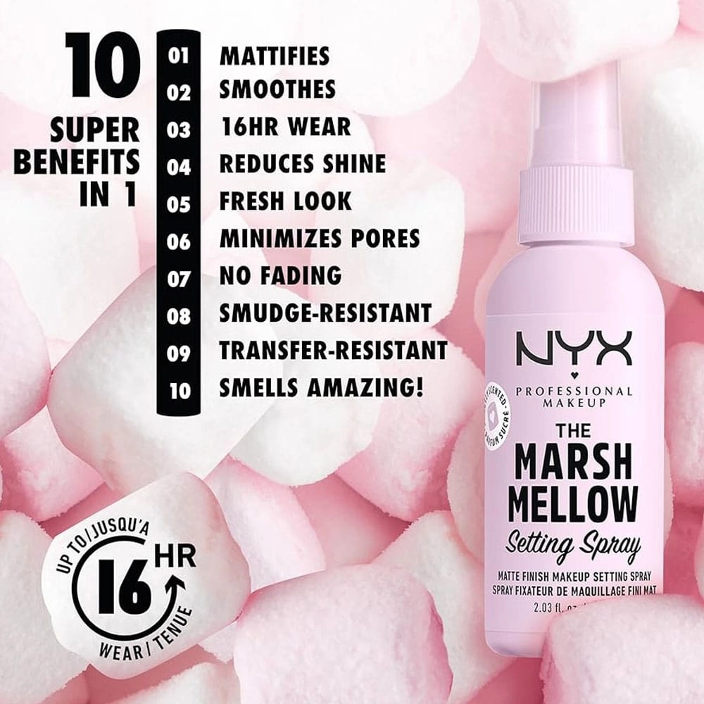 NYX Setting Spray The Marshmallow Matte Finish 18ml