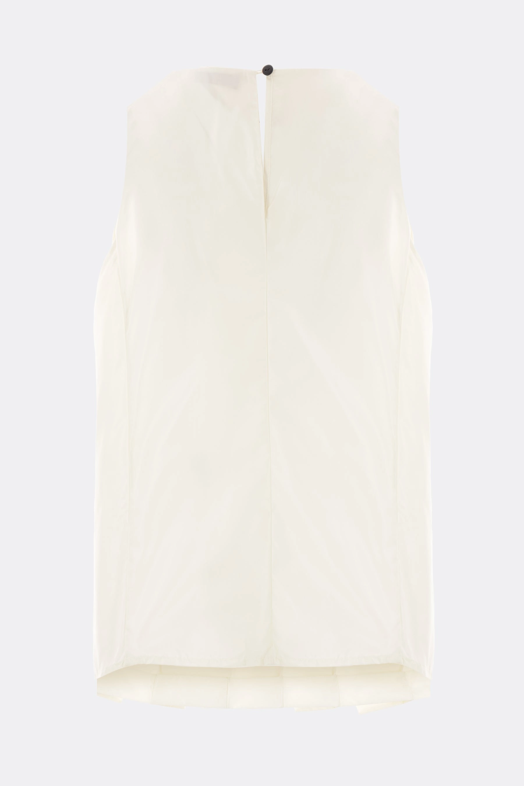 Origami taffetà sleeveless top