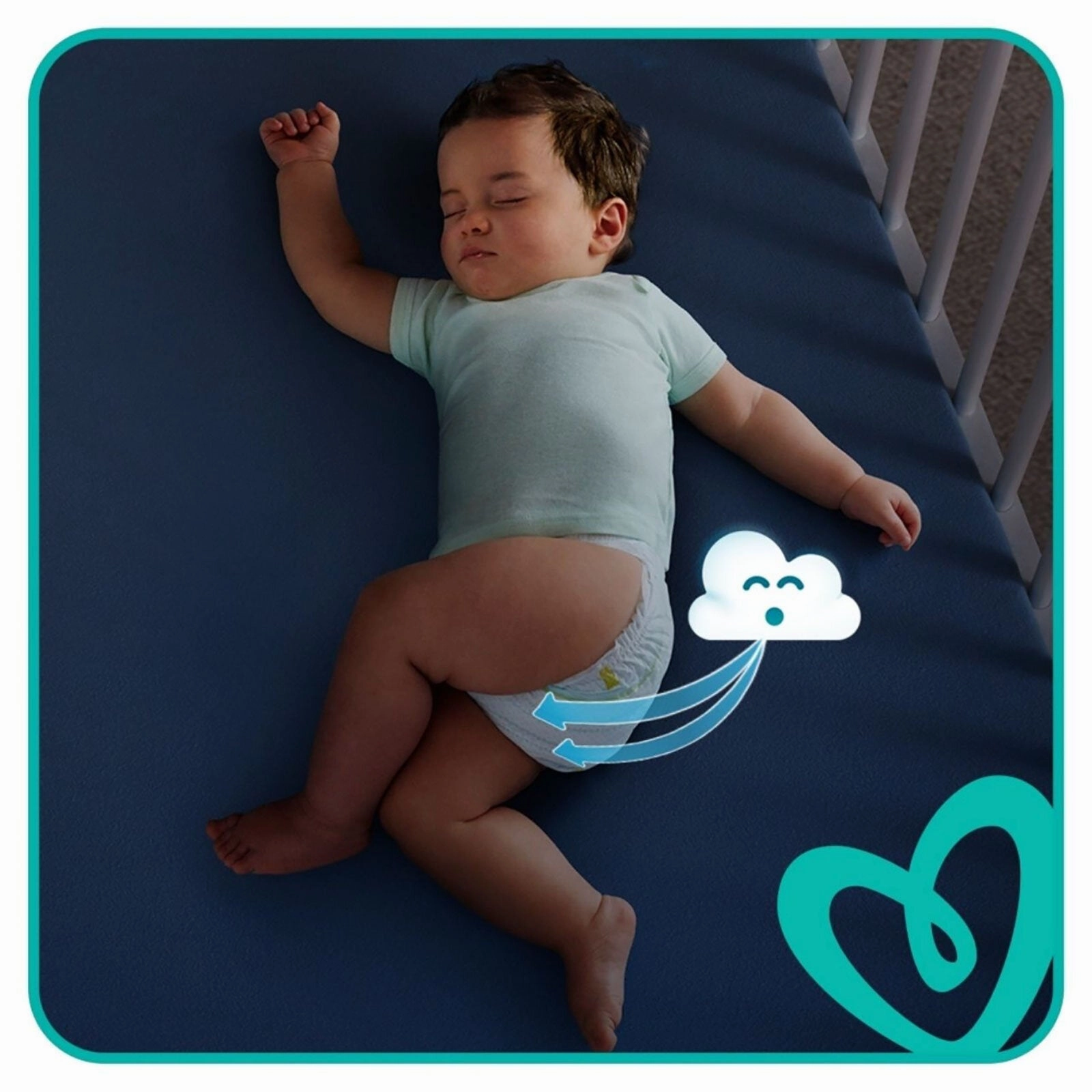 Pampers Baby Dry Size 8 Jumbo Pack - 52 nappies