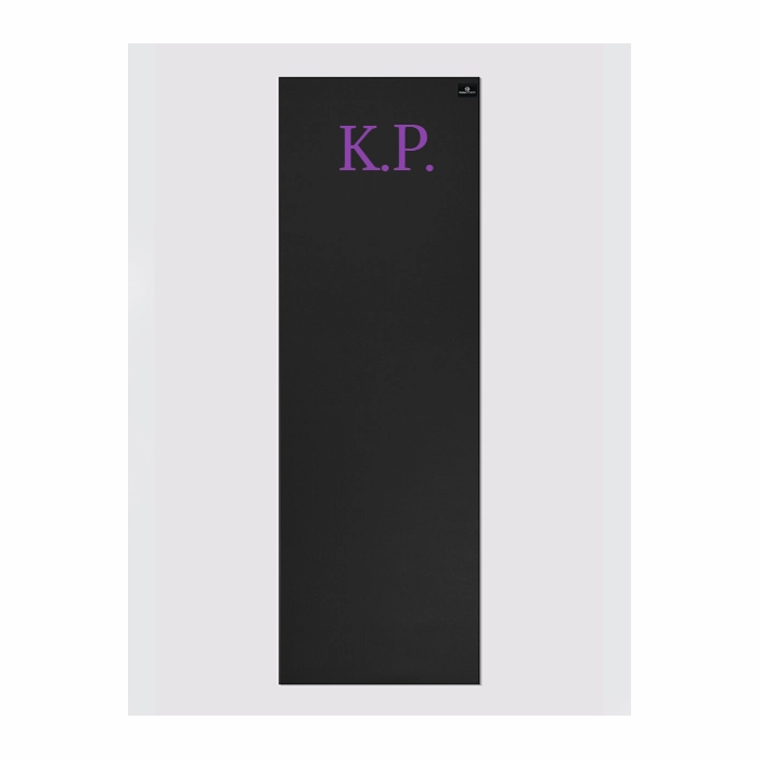 Personalised Yoga Mat 6mm With Custom Design - Black