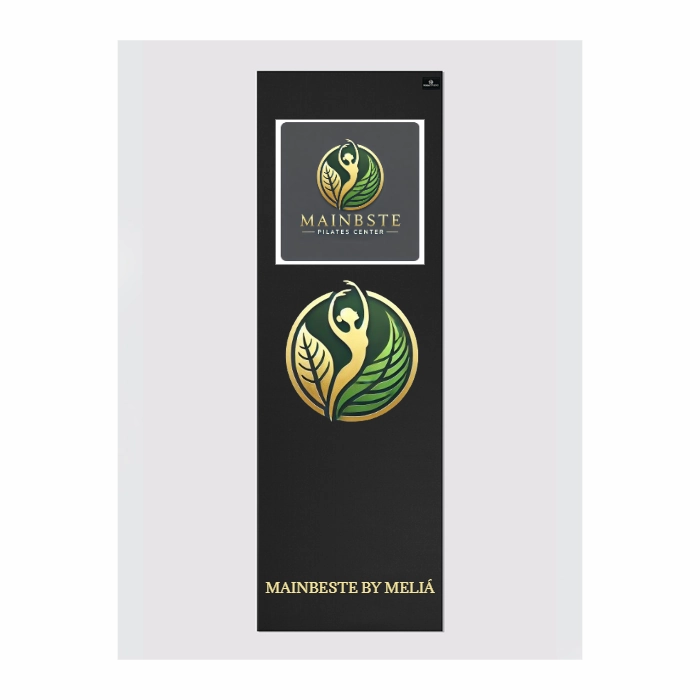 Personalised Yoga Mat 6mm With Custom Design - Black