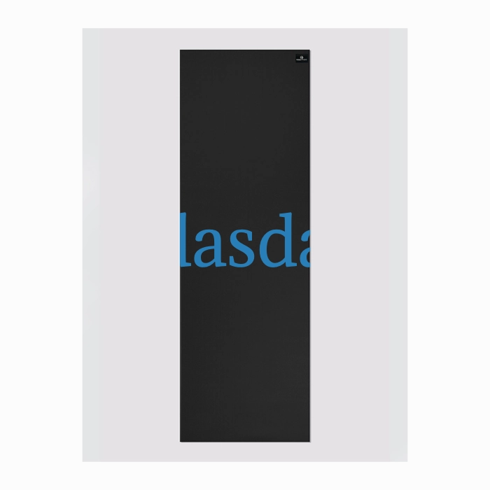 Personalised Yoga Mat 6mm With Custom Design - Black