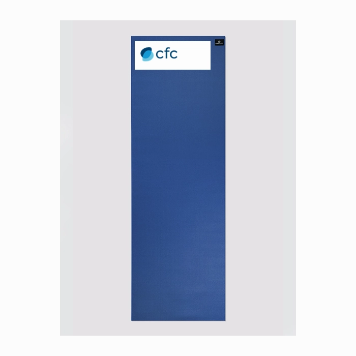 Personalised Yoga Mat 6mm With Custom Design - Blue