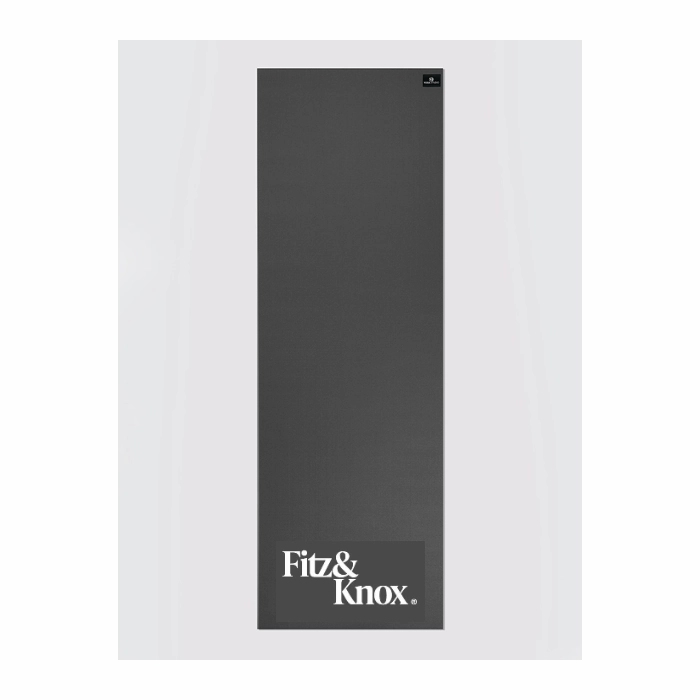 Personalised Yoga Mat 6mm With Custom Design - Graphite Grey