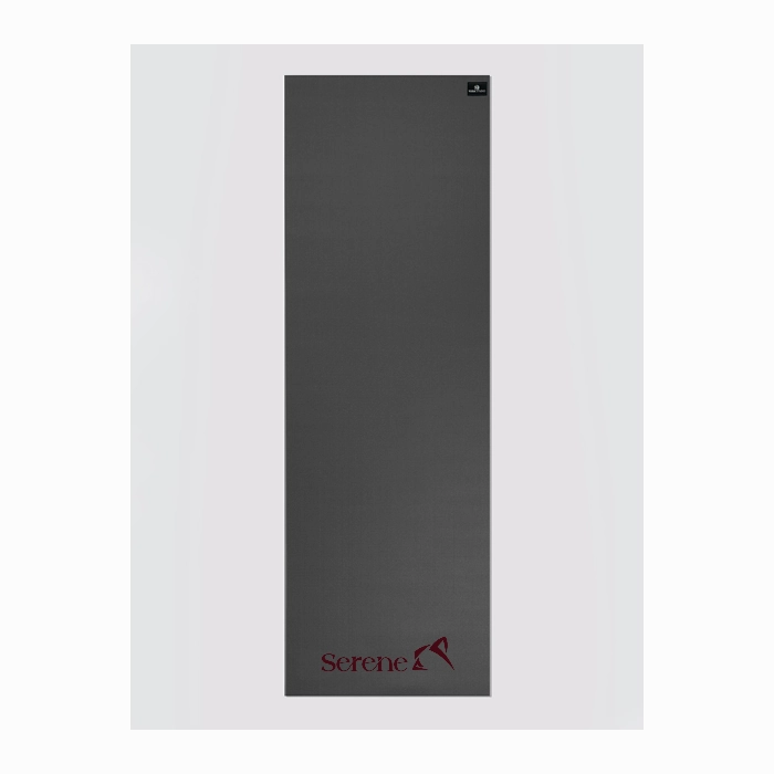 Personalised Yoga Mat 6mm With Custom Design - Graphite Grey