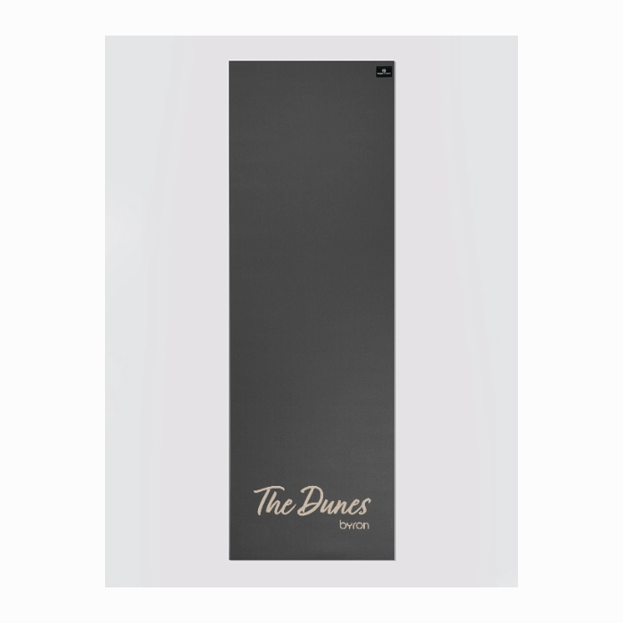 Personalised Yoga Mat 6mm With Custom Design - Graphite Grey