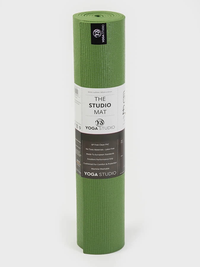 Personalised Yoga Mat 6mm With Custom Design - Palm Green