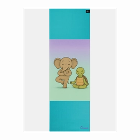 Personalised Yoga Mat 6mm With Custom Design - Turquoise