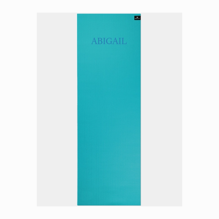 Personalised Yoga Mat 6mm With Custom Design - Turquoise