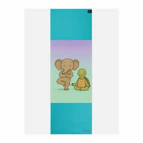 Personalised Yoga Mat 6mm With Custom Design - Turquoise