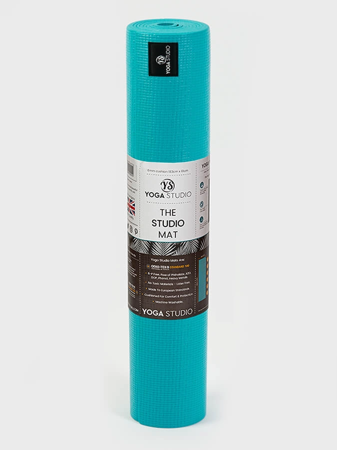 Personalised Yoga Mat 6mm With Custom Design - Turquoise