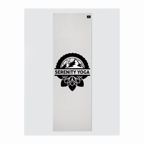 Personalised Yoga Mat 6mm With Custom Design - White