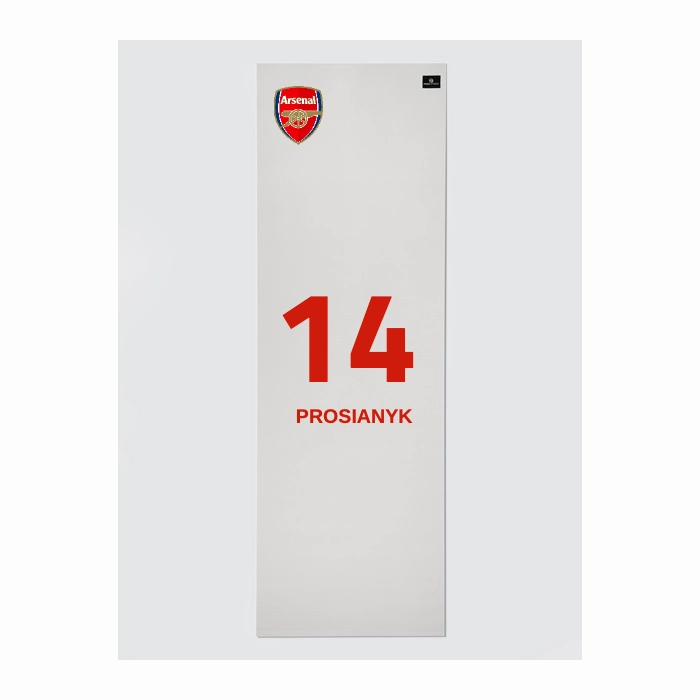 Personalised Yoga Mat 6mm With Custom Design - White