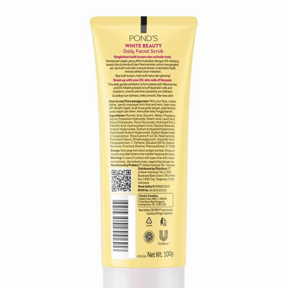 Ponds Daily Facial Scrub Bright Beauty 100g