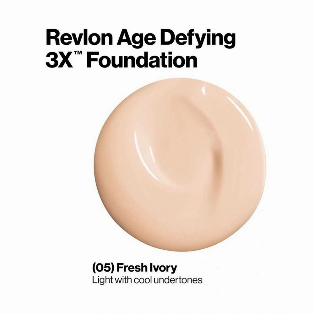 Revlon Age Defying Foundation SPF20 05 Fresh Ivory 30ml