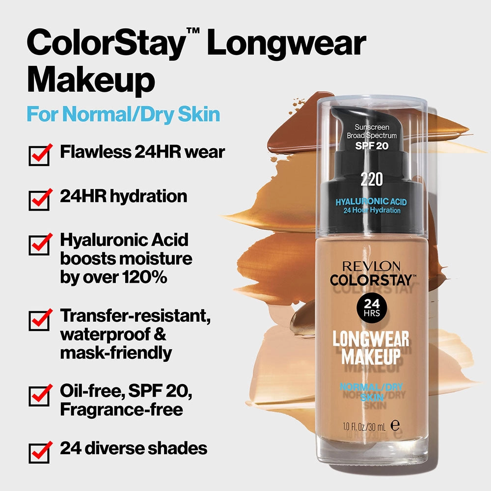 Revlon ColorStay Makeup Normal/Dry Skin SPF20 392 Sun Beige 30ml