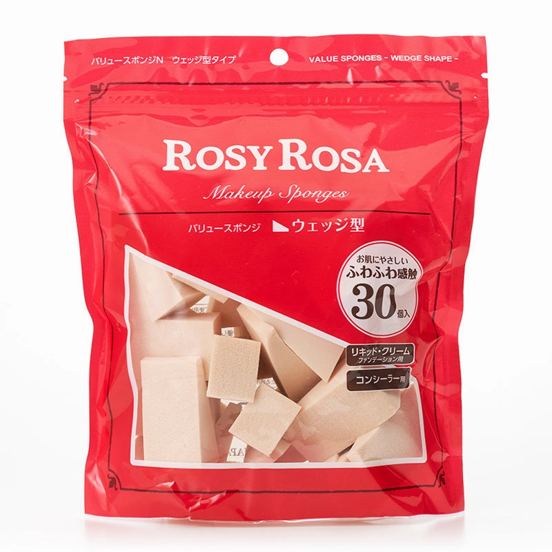 Rosy Rosa Value Sponge Wedge 30P