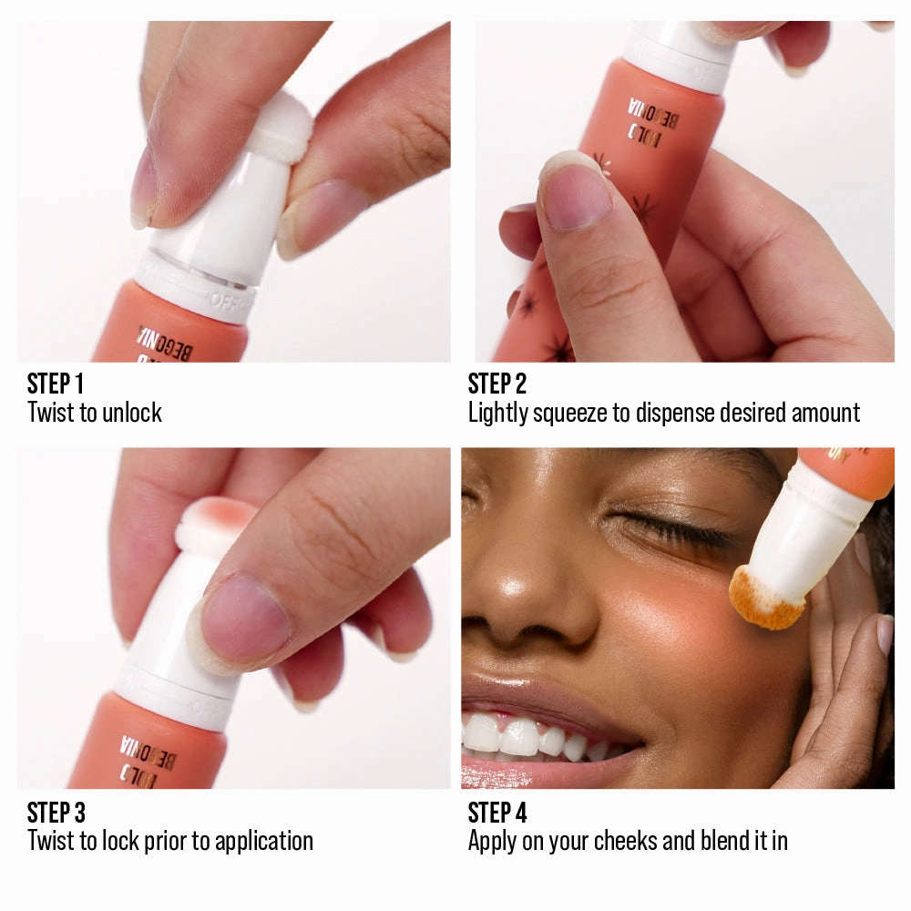 Ruby Kisses Professional Pearl Blush Wand - Choose Your Color
