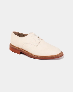 SANDERS WHITE SUEDE BUCK