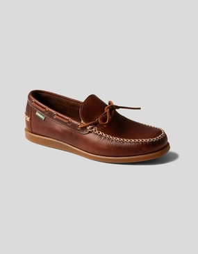 SEBAGO BROWN WAXED LEATHER CAMP MOC