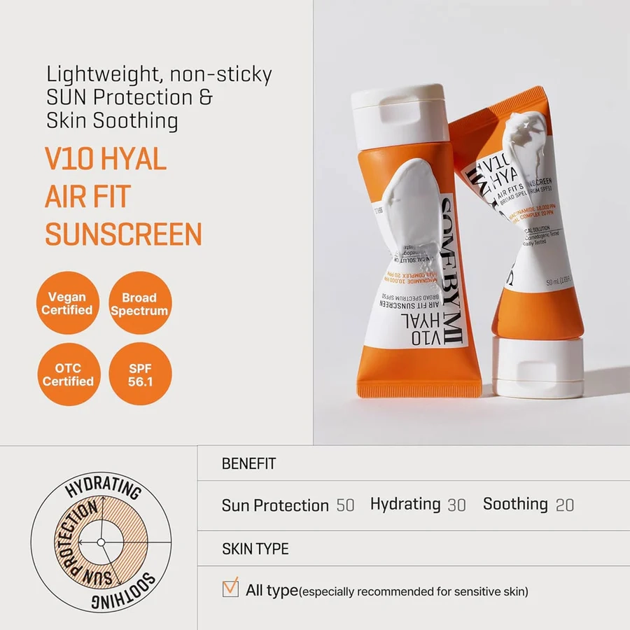Some By Mi V10 Hyal Airfit Sun Suncreen 50ml