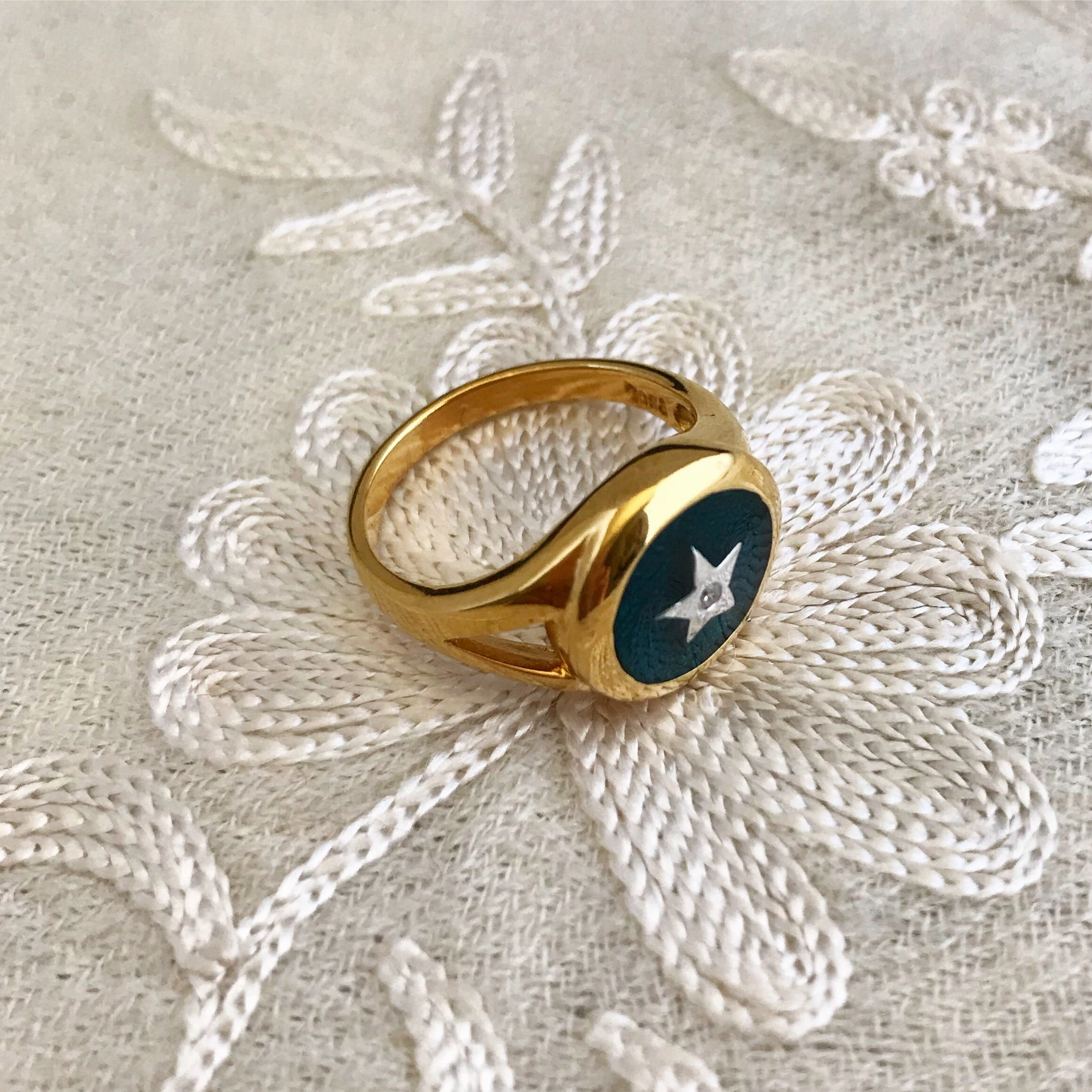Spiritual Eye Gold Ring