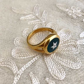 Spiritual Eye Gold Ring