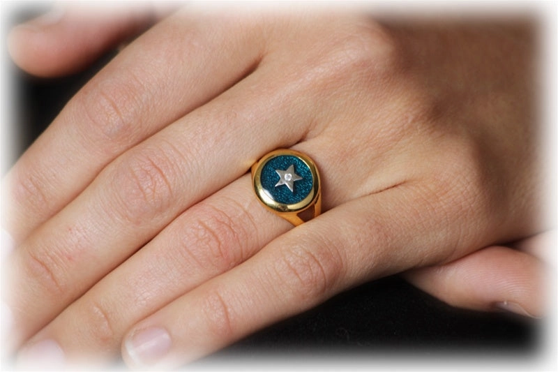 Spiritual Eye Gold Ring