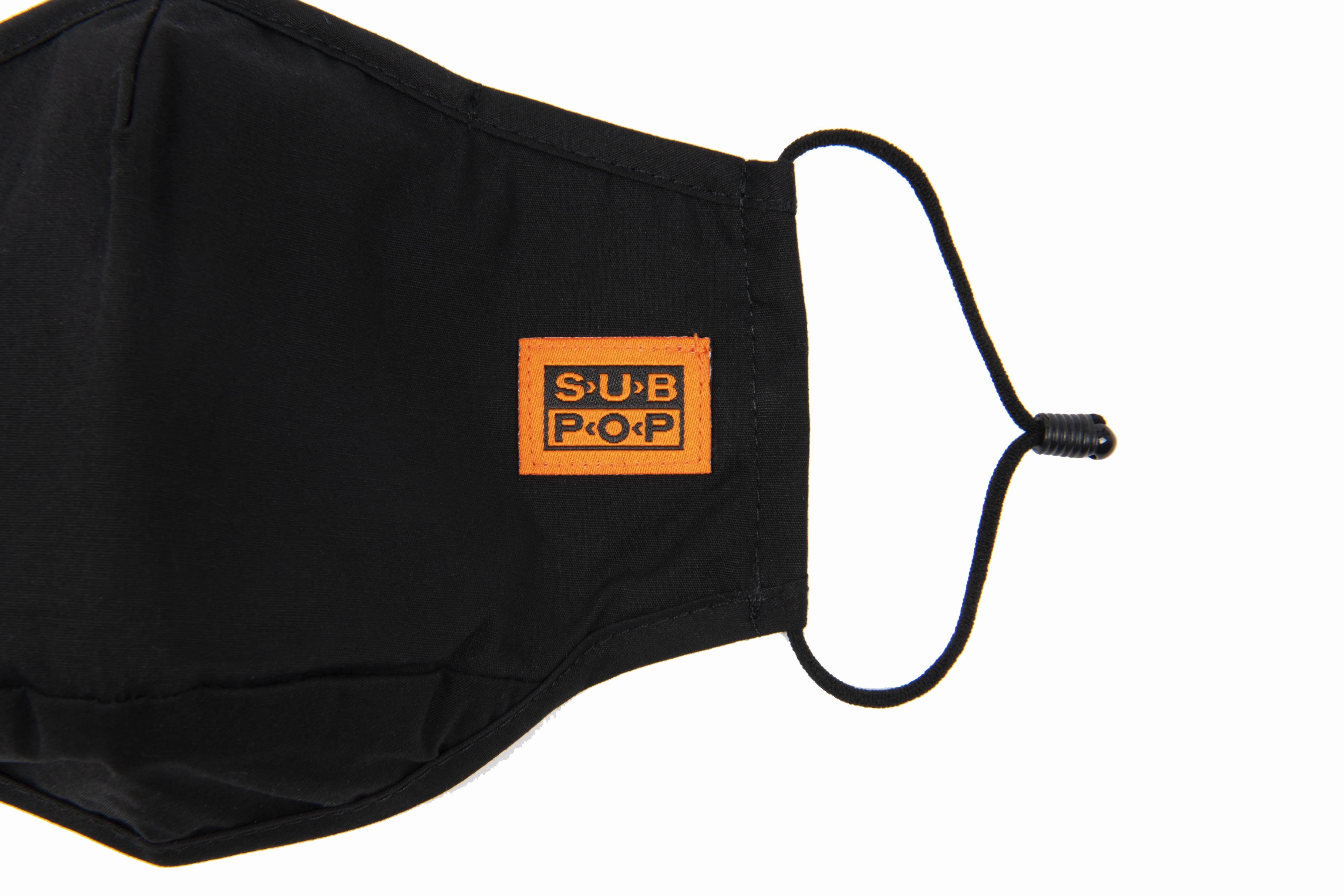 Sub Pop Face Mask in Classic Black