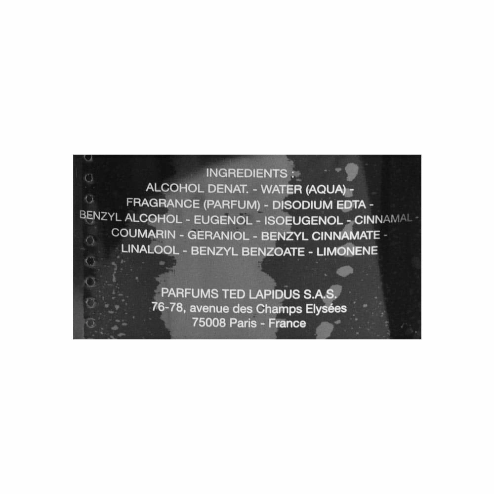 Ted Lapidus Black Soul Eau De Toilette 100ml