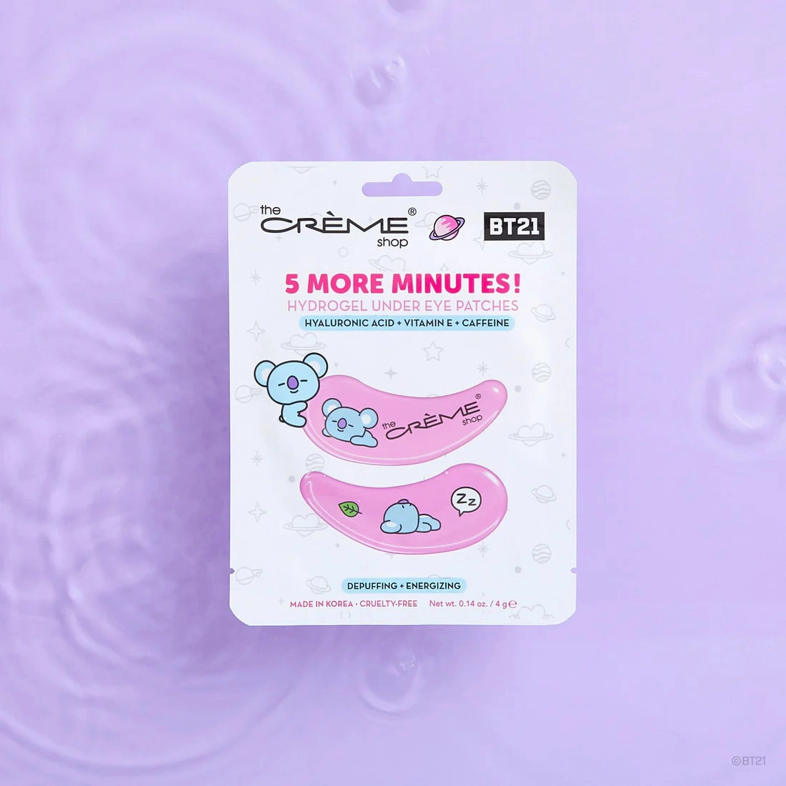 THE CREMÈ SHOP- HYDROGEL UNDER EYE PATCHES BT21 - (6 PCS)