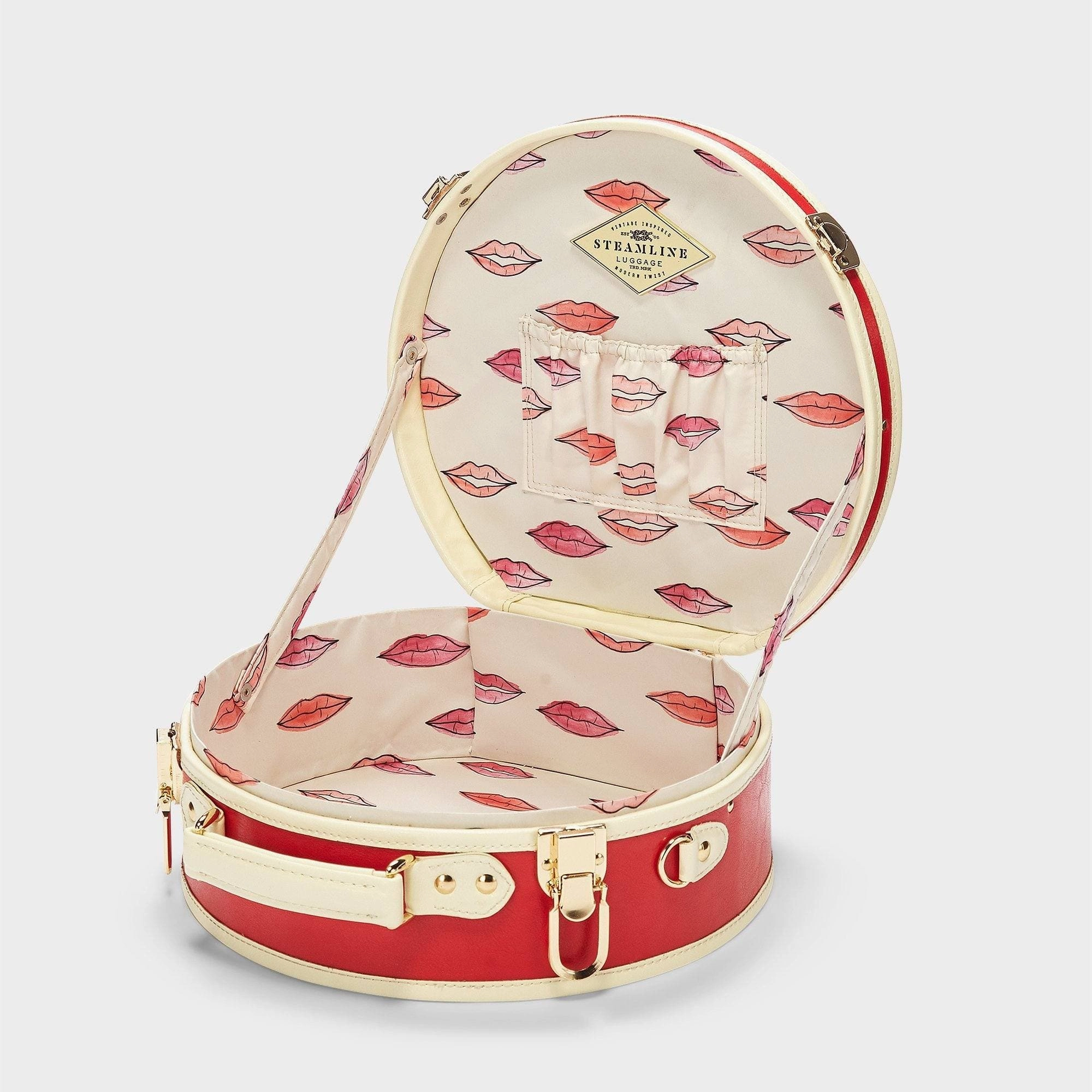The Entrepreneur - Lip Print Hatbox Small