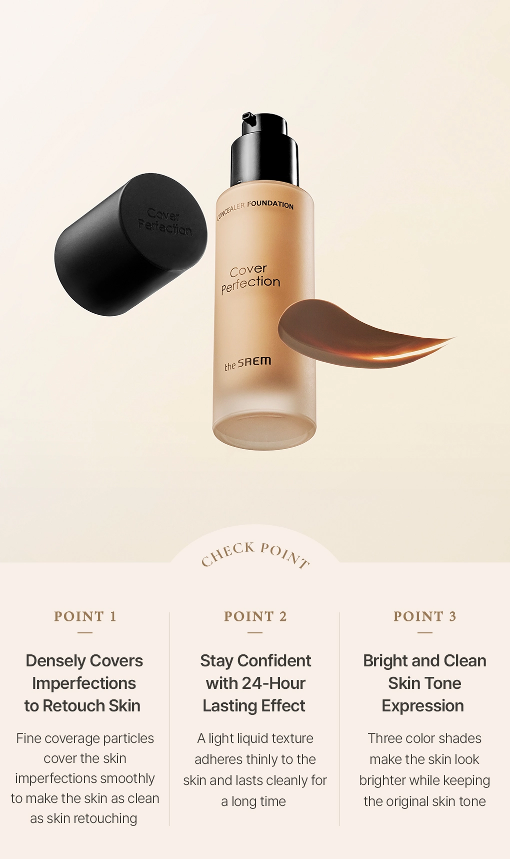 The Saem Cover Perfection Concealer Foundation