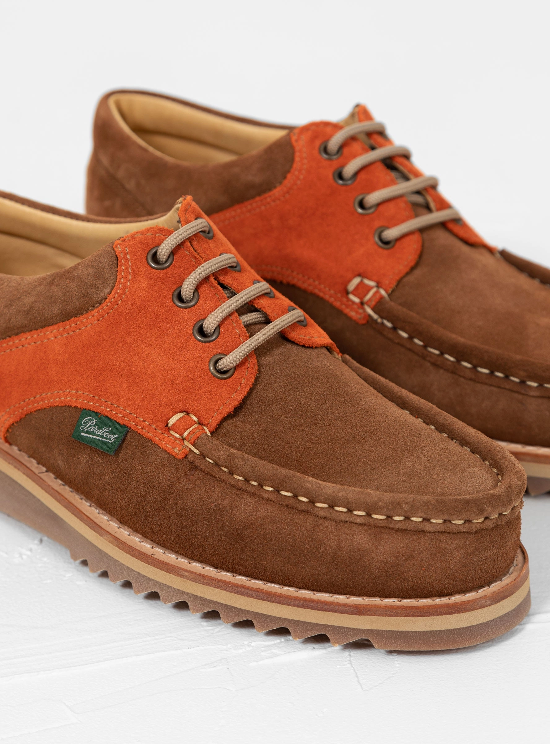 Thiers Suede Shoes Sand & Orange