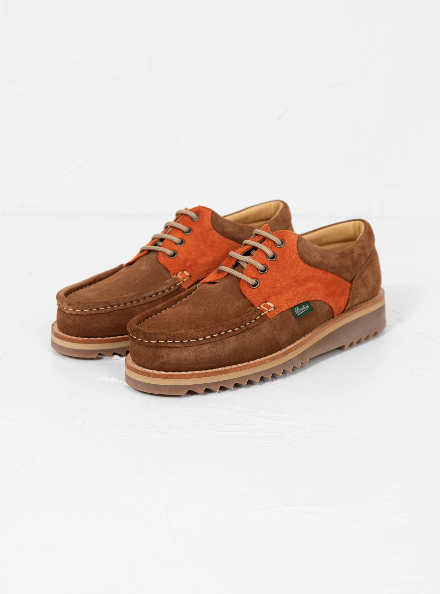 Thiers Suede Shoes Sand & Orange