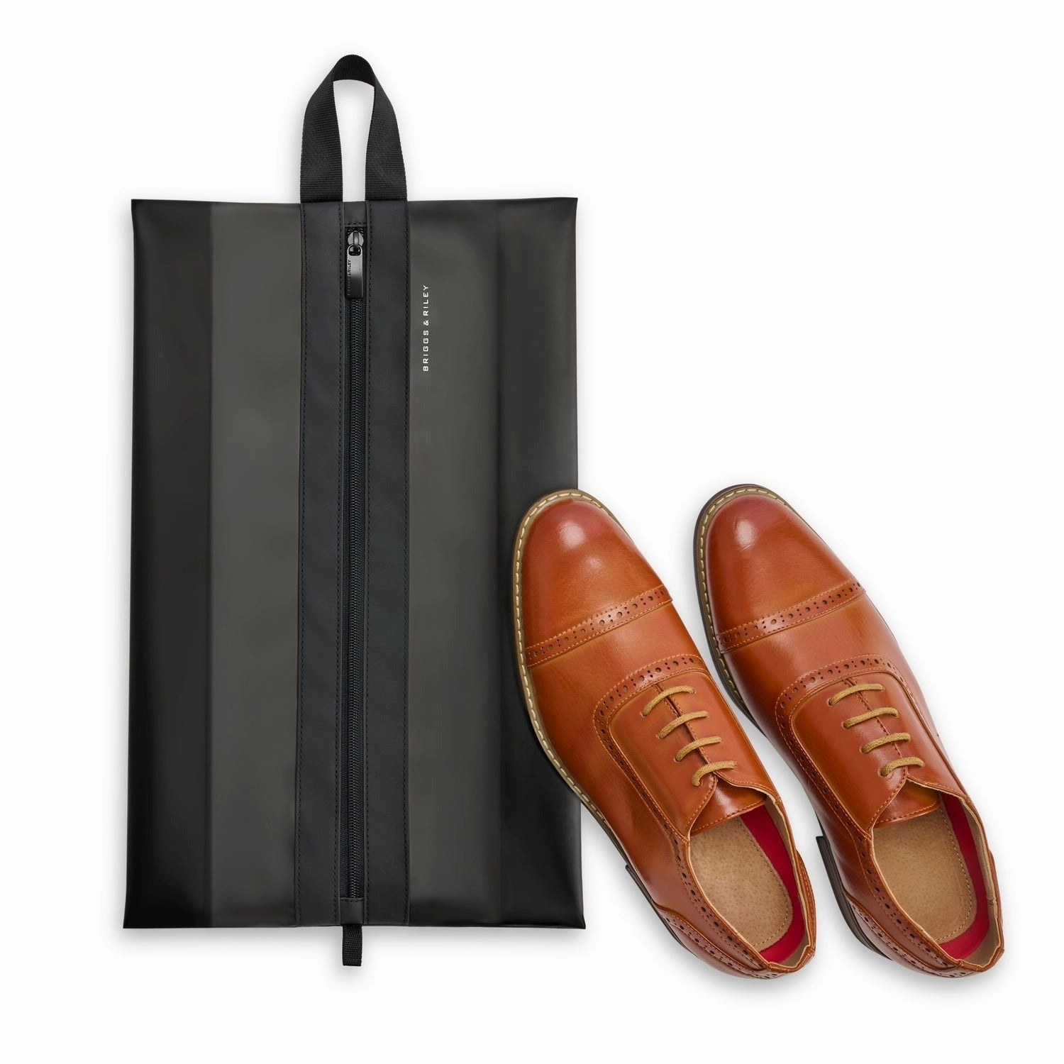 Travel Essentials Translucent Shoe Pouch - Black