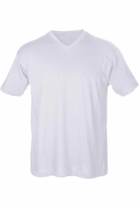 Tultex Unisex Fine Jersey V-Neck T-Shirt