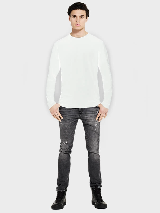 Yoga Studio Men's Long Sleeve Organic Cotton T-Shirt
